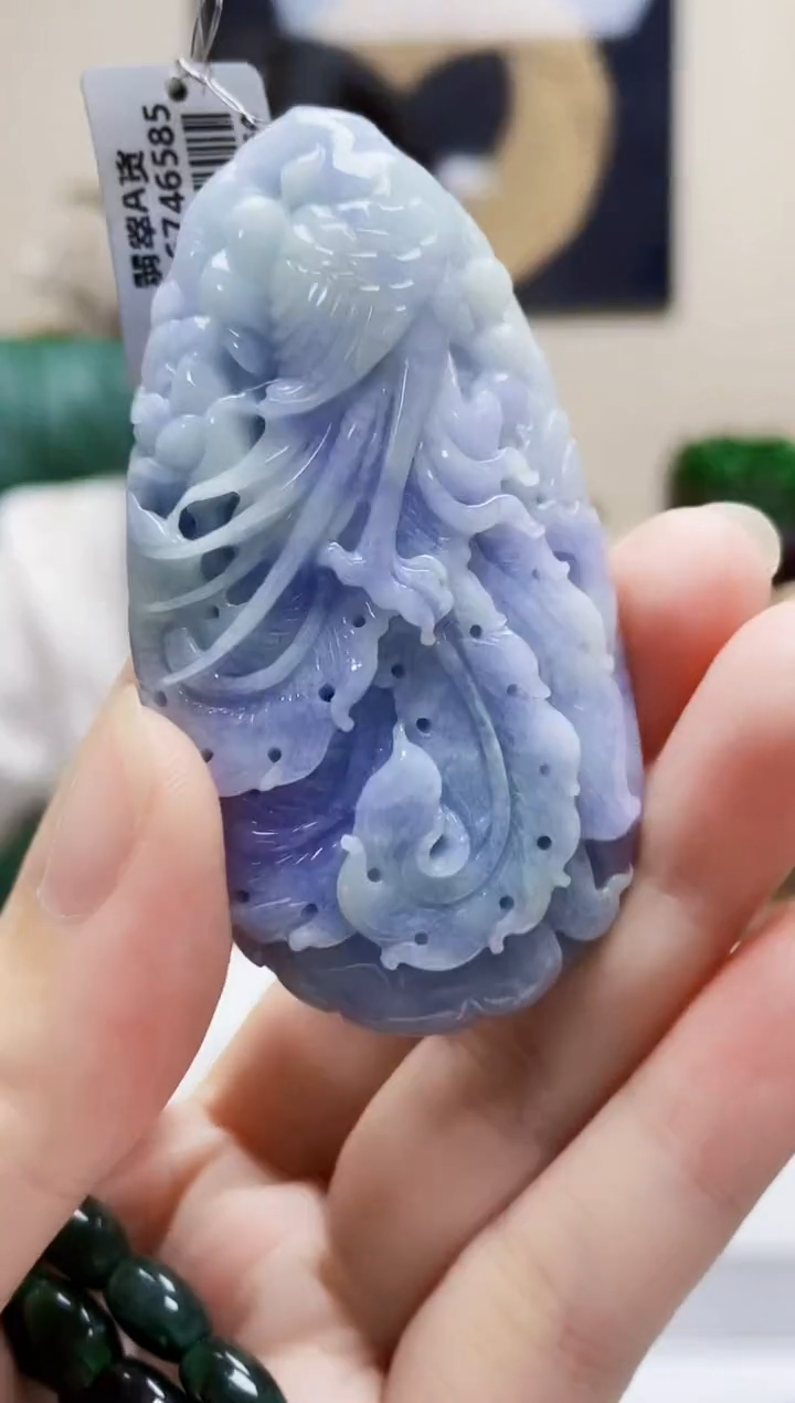 未镶嵌定制翡翠吊坠163