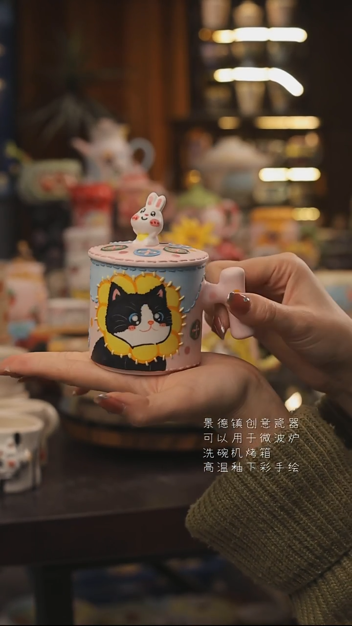 景德镇釉下彩绘设计师款式陶瓷
