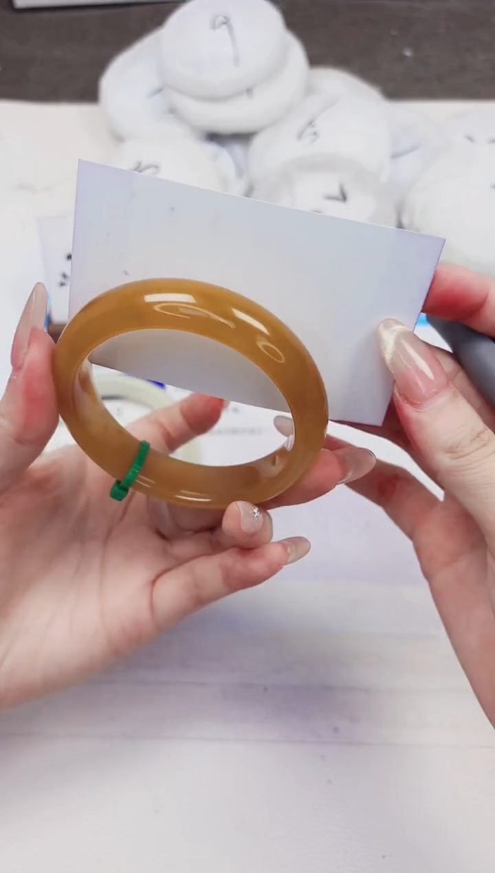 石英质玉手镯未镶嵌469-财气镯-圈口57