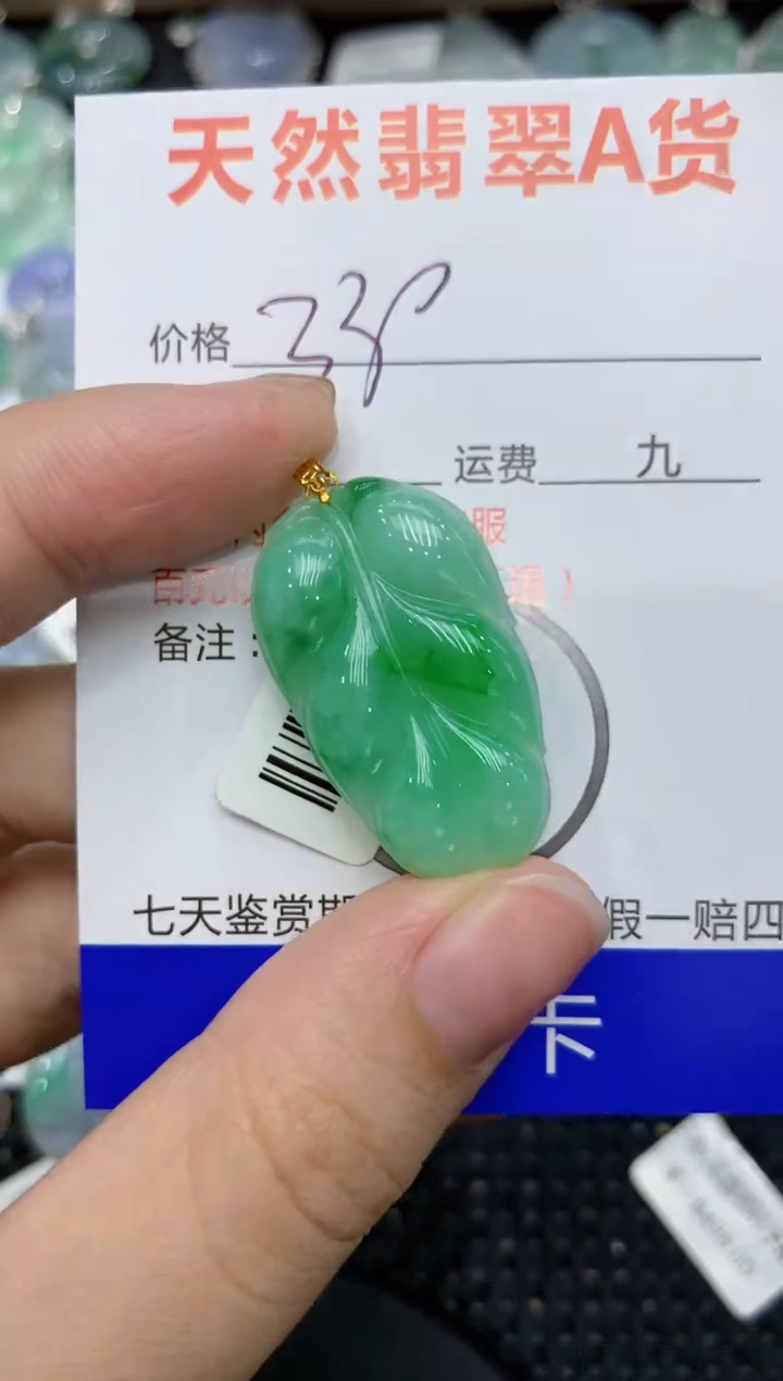【闪购商品】翡翠颈饰18K金镶嵌111111111
