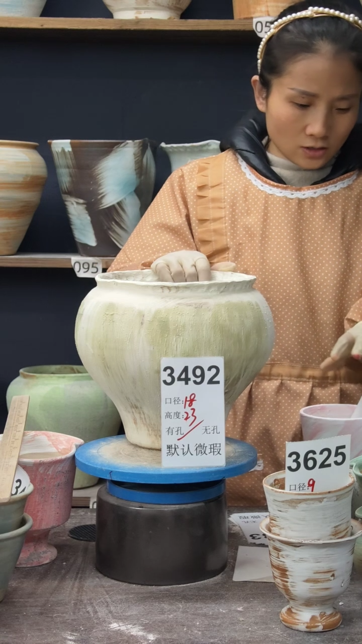 景德镇花盆默认微瑕3492