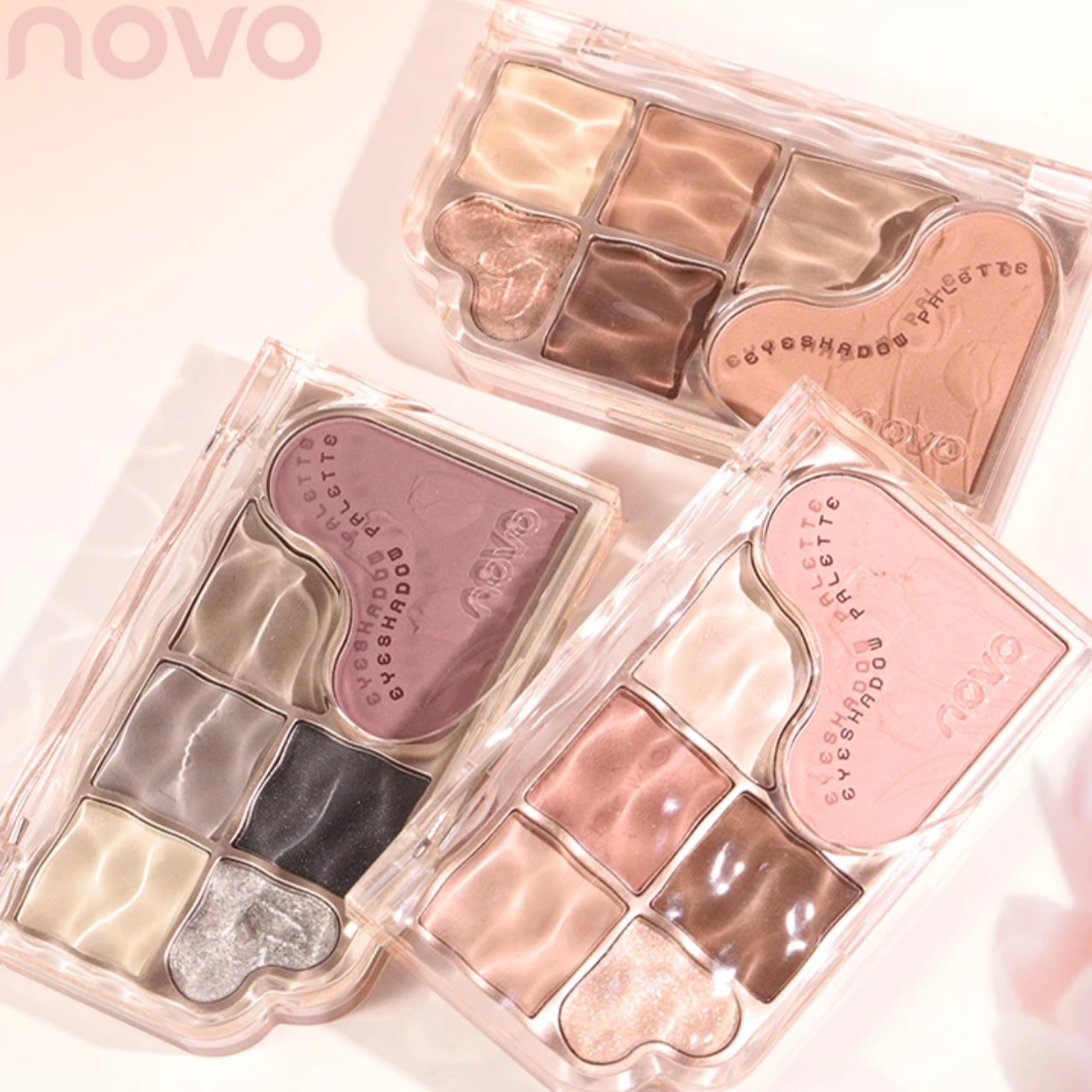 【彩妆推推乐】novo美妆系列之XKN香水眼影高光修容腮红睫毛膏眉笔