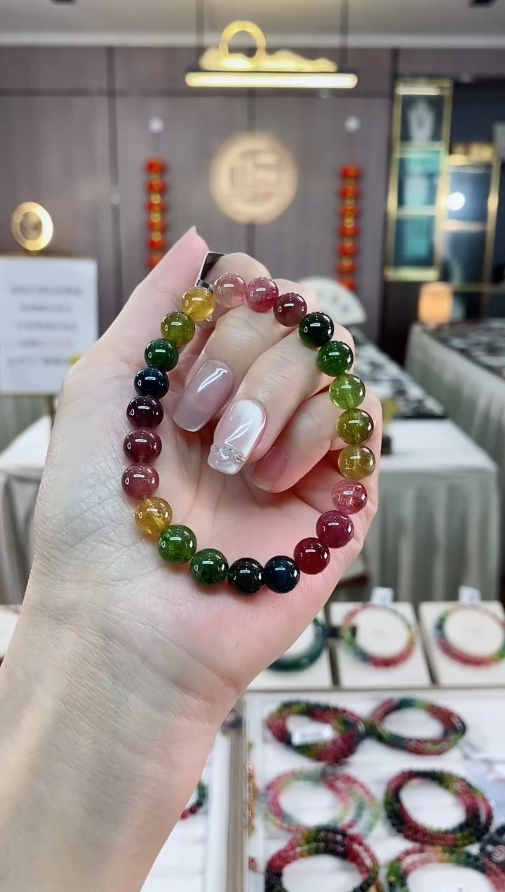 【闪购商品】单圈手串8mm+未镶嵌碧玺（多样性发一条）hon
