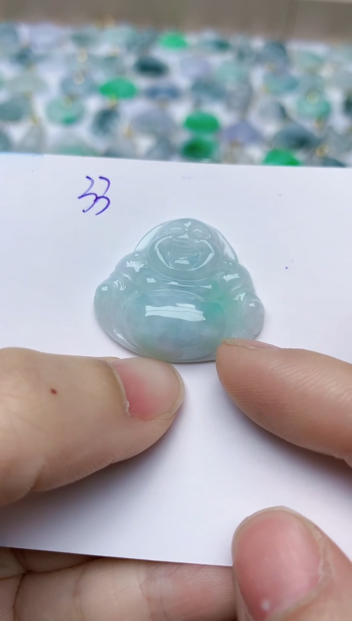 【闪购商品】翡翠颈饰未镶嵌天然翡翠A货    33