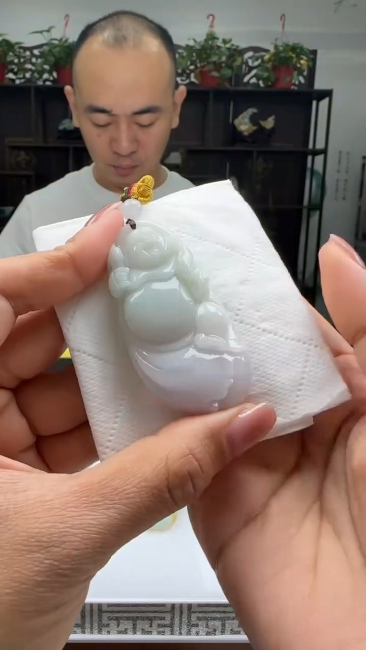 【闪购商品】翡翠颈饰未镶嵌天然翡翠A货吊坠