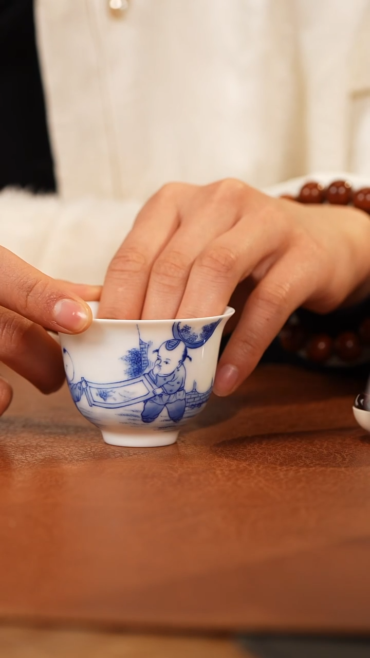 【闪购商品】杯景德镇青花主人杯