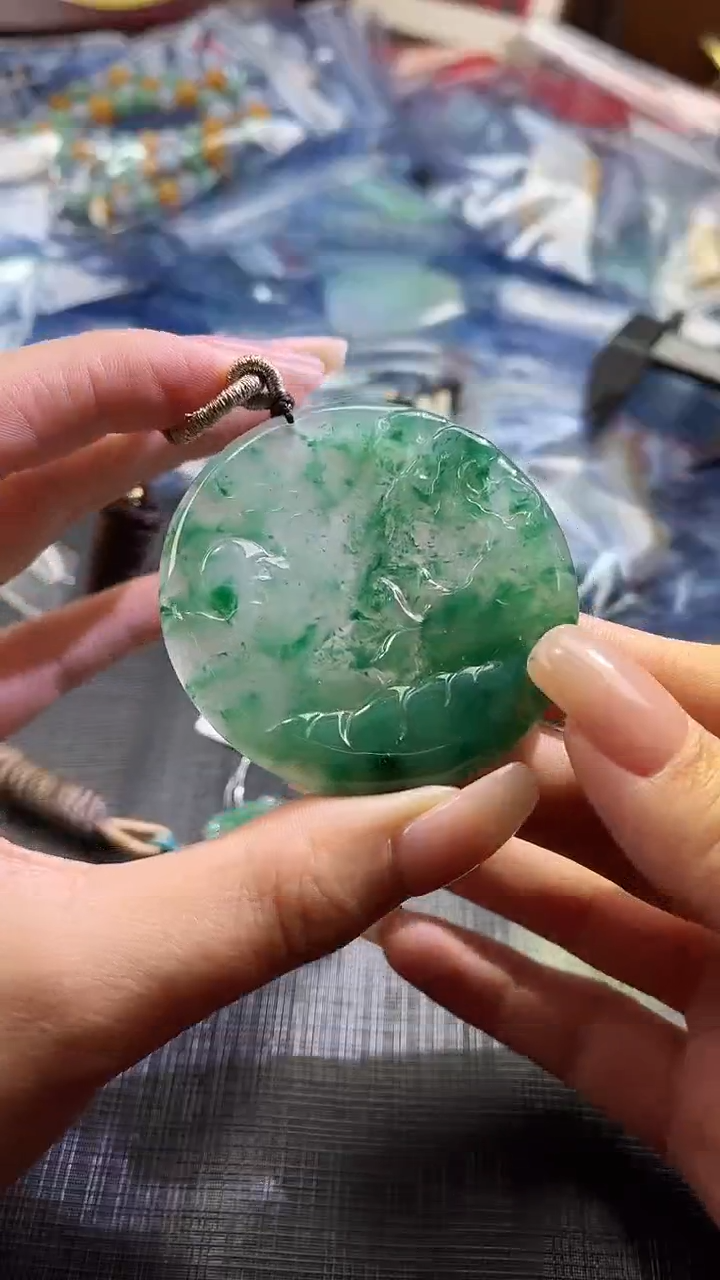 【闪购商品】石英质玉颈饰未镶嵌非洲翠100639860