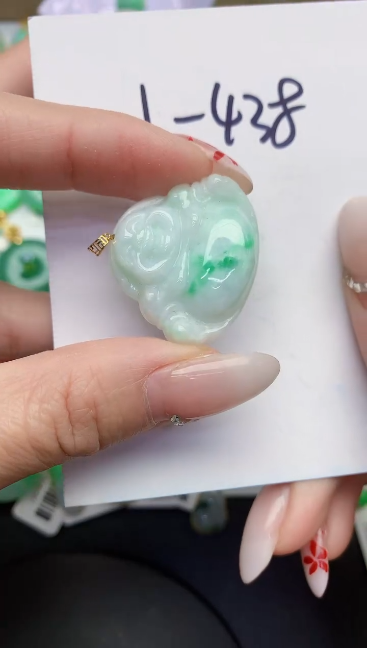 【闪购商品】翡翠颈饰18K金镶嵌0000000000