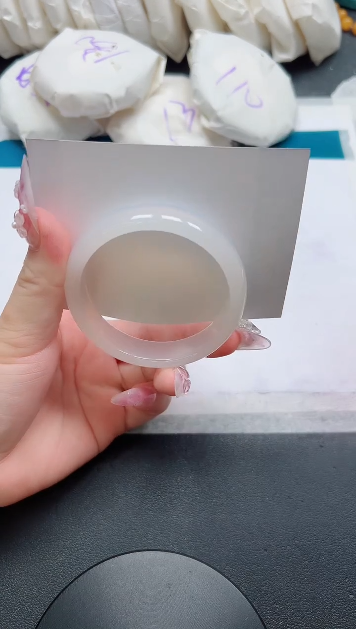 石英质玉手镯未镶嵌51-55.2