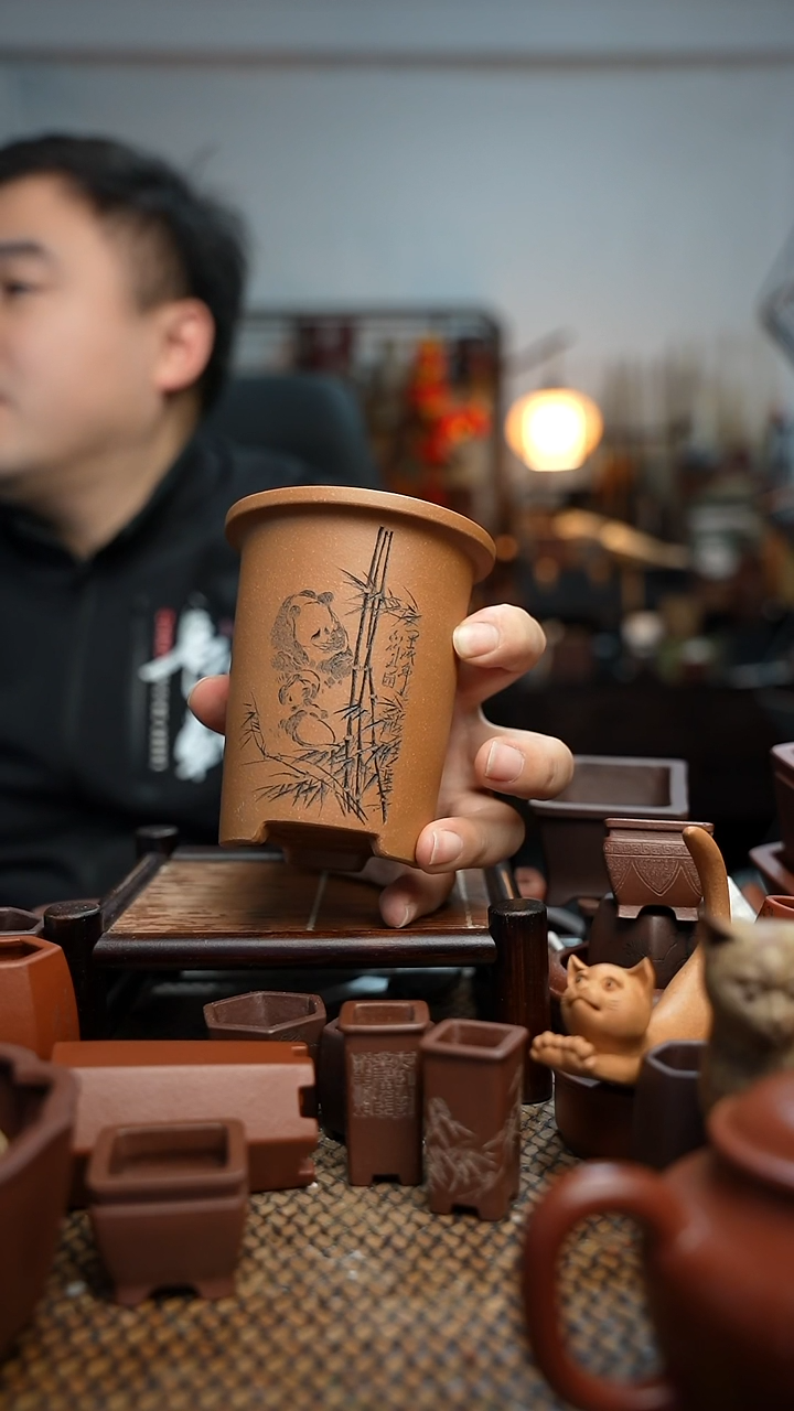 紫砂花盆長木軒精品紫砂