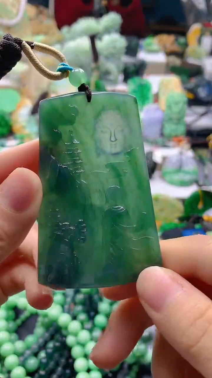 颈饰未镶嵌翡翠天然缅甸a货翡翠