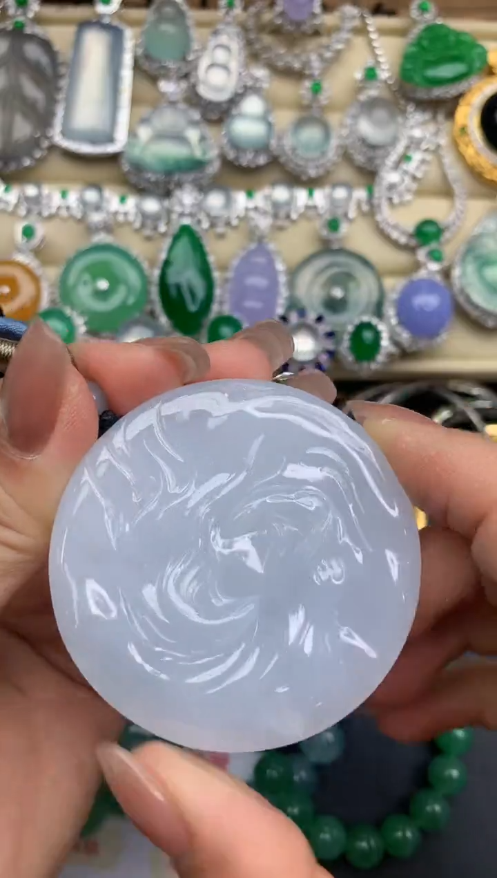 颈饰未镶嵌翡翠348-中国好珍宝