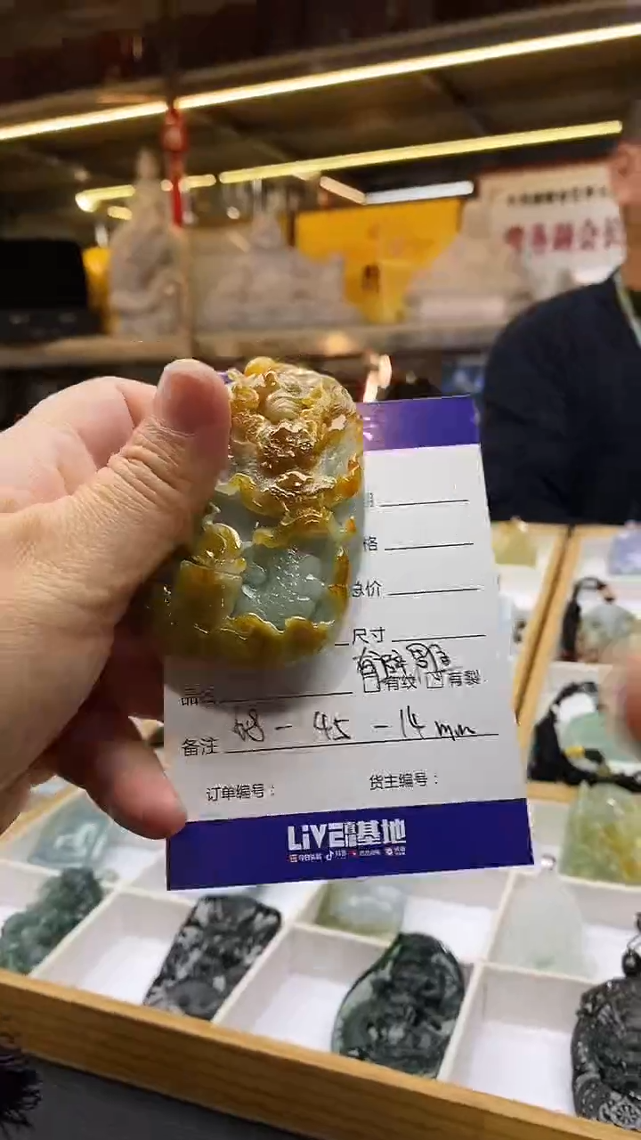 【闪购商品】翡翠颈饰未镶嵌挂件