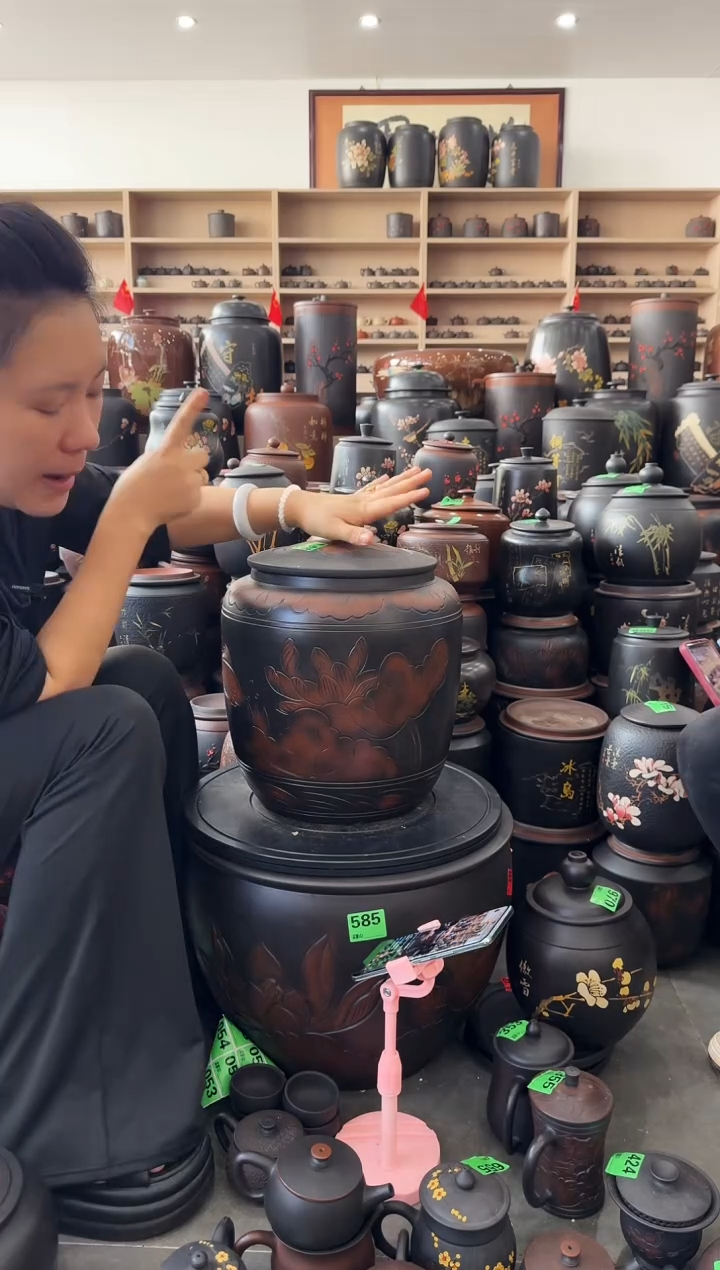 完品 荷花 五号 茶缸 299