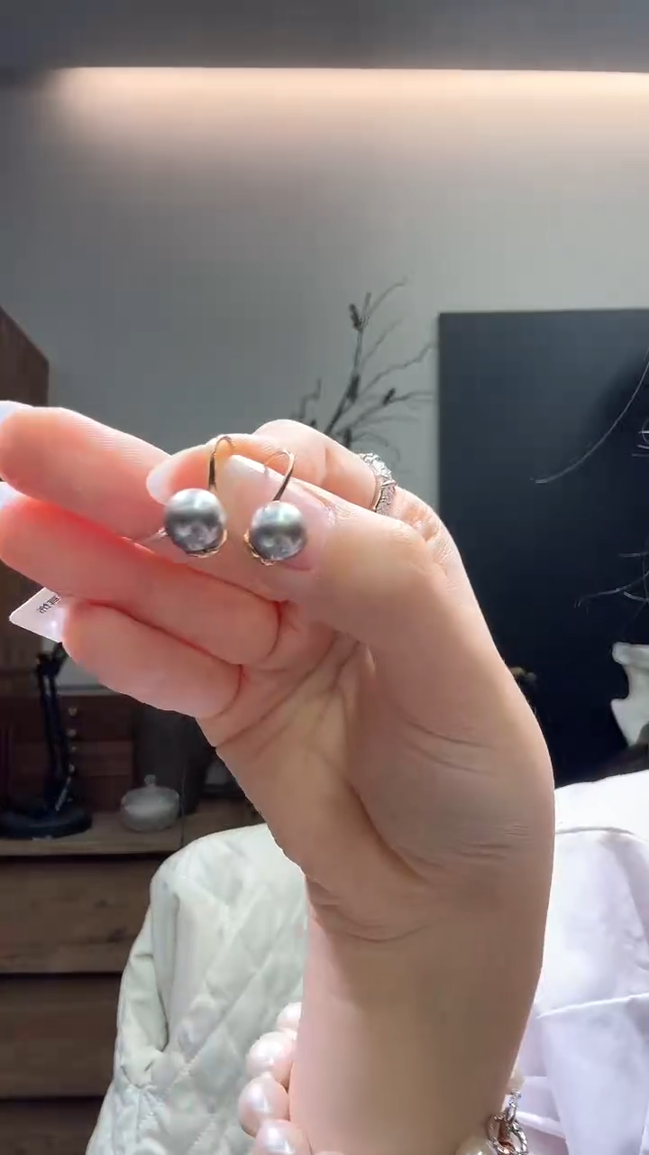 【闪购商品】海水珍珠耳饰18K金镶嵌X0216-532-159/18k