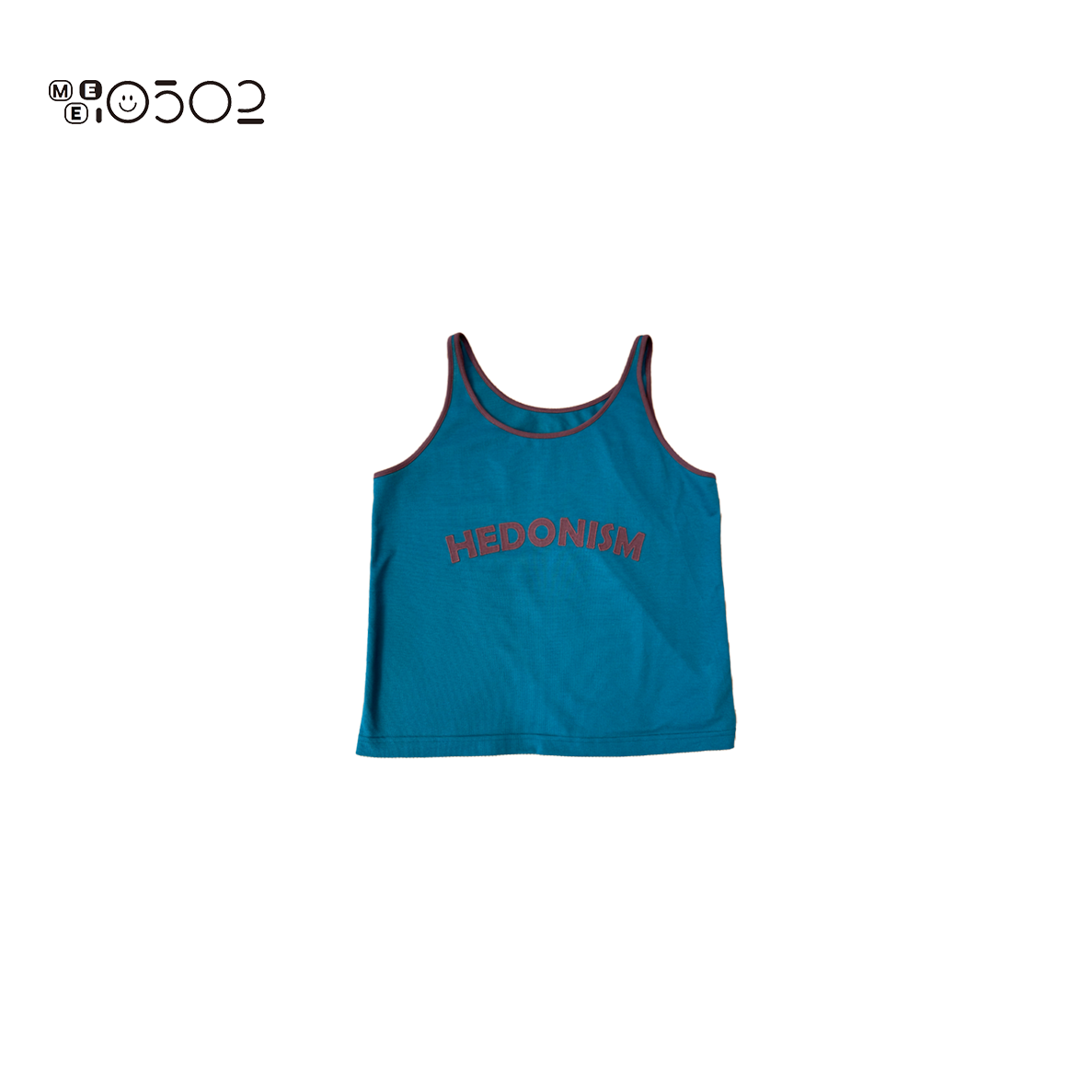 MEI0502  微肌理细肩带运动撞色背心 2141