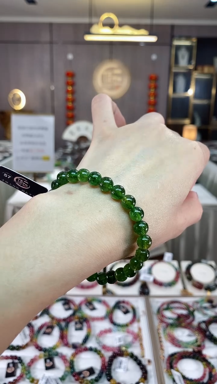 【闪购商品】碧玺单圈手串7mm+未镶嵌（多样性发一条）hon