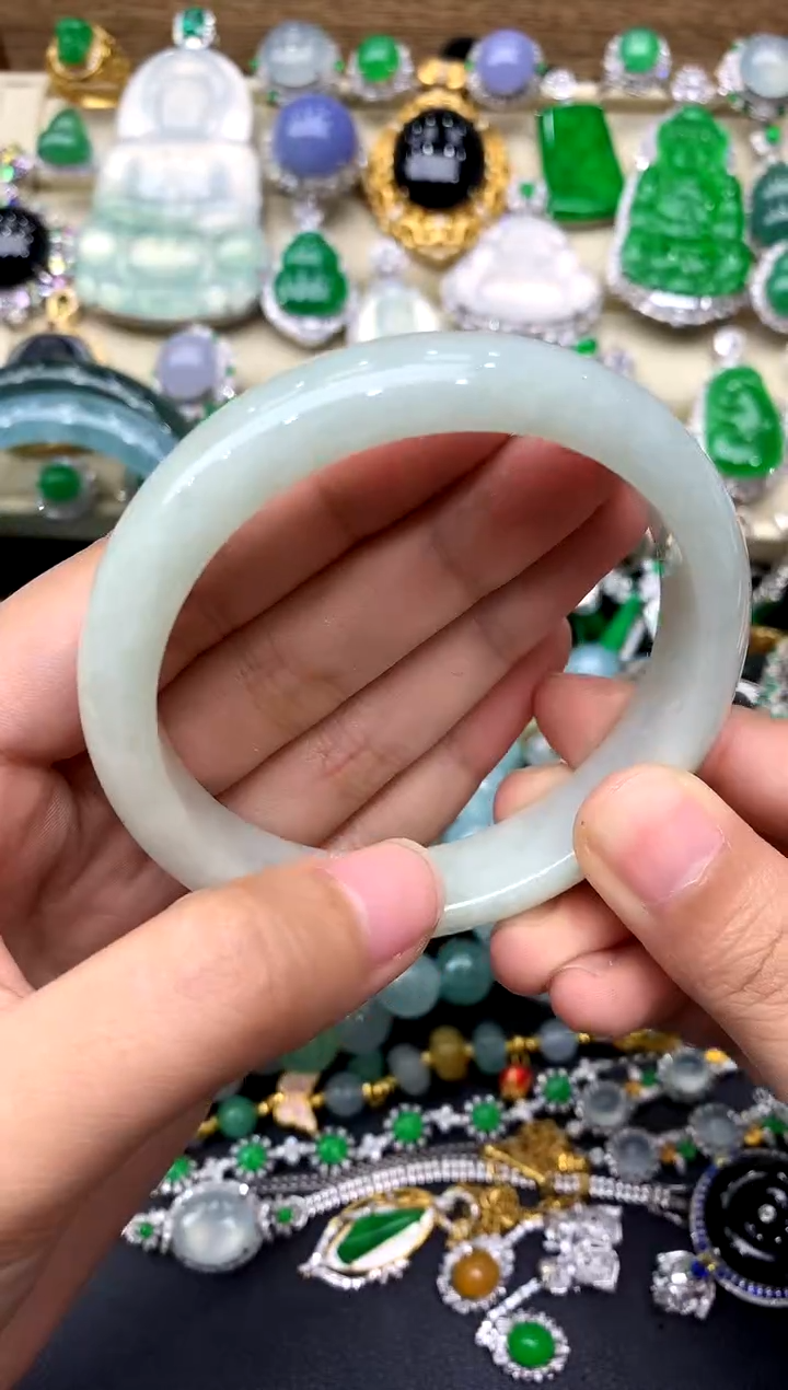 【闪购商品】翡翠手镯未镶嵌46-中国好珍宝