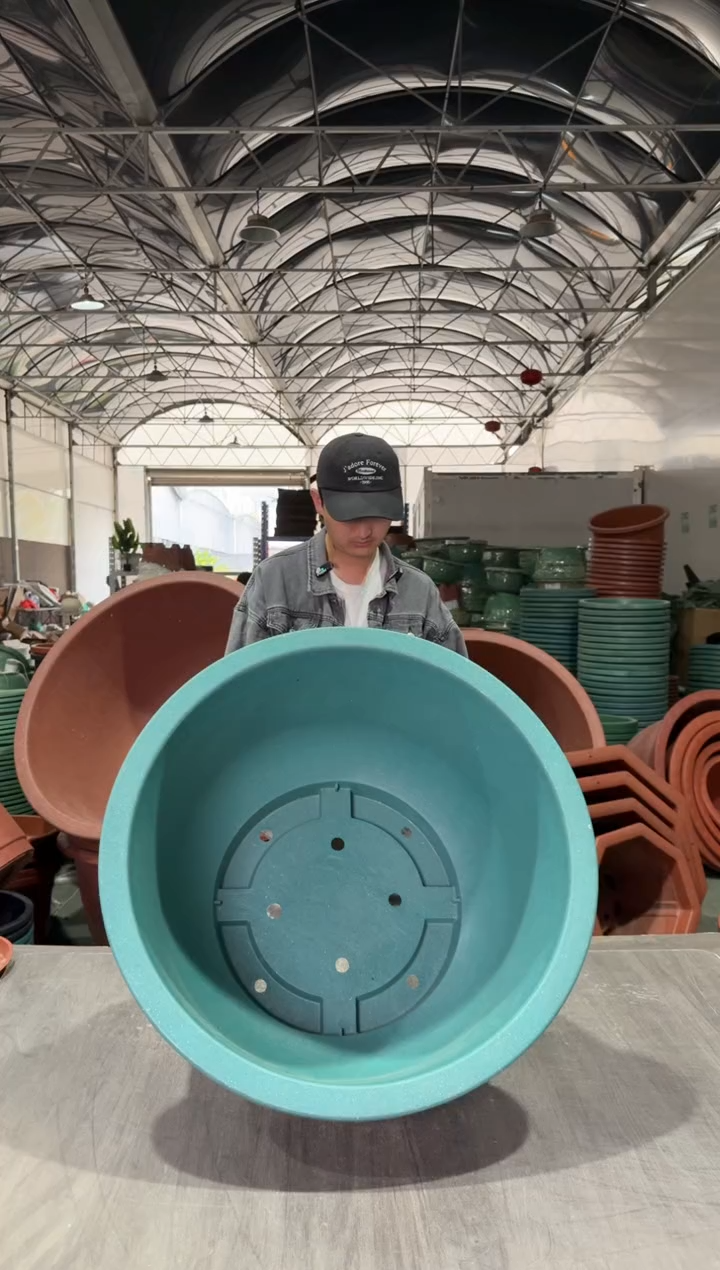 【闪购商品】复合60口径铝塑龙盆10个绿