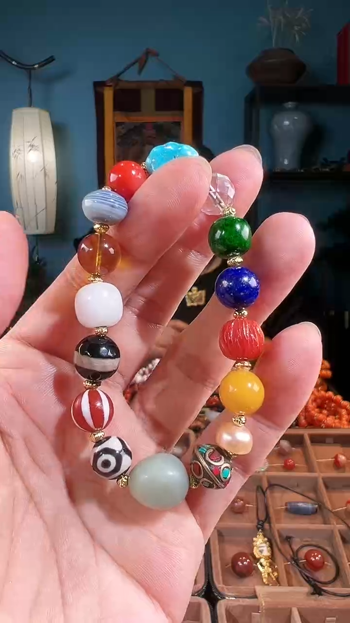 【闪购商品】玛瑙/玉髓手链未镶嵌多宝手串