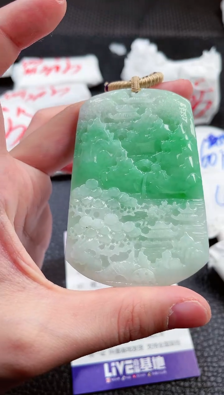 【闪购商品】翡翠未镶嵌颈饰00002863