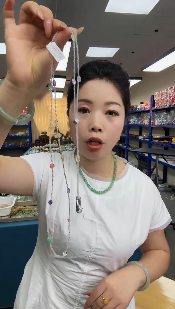 未镶嵌项链水晶水晶手机链