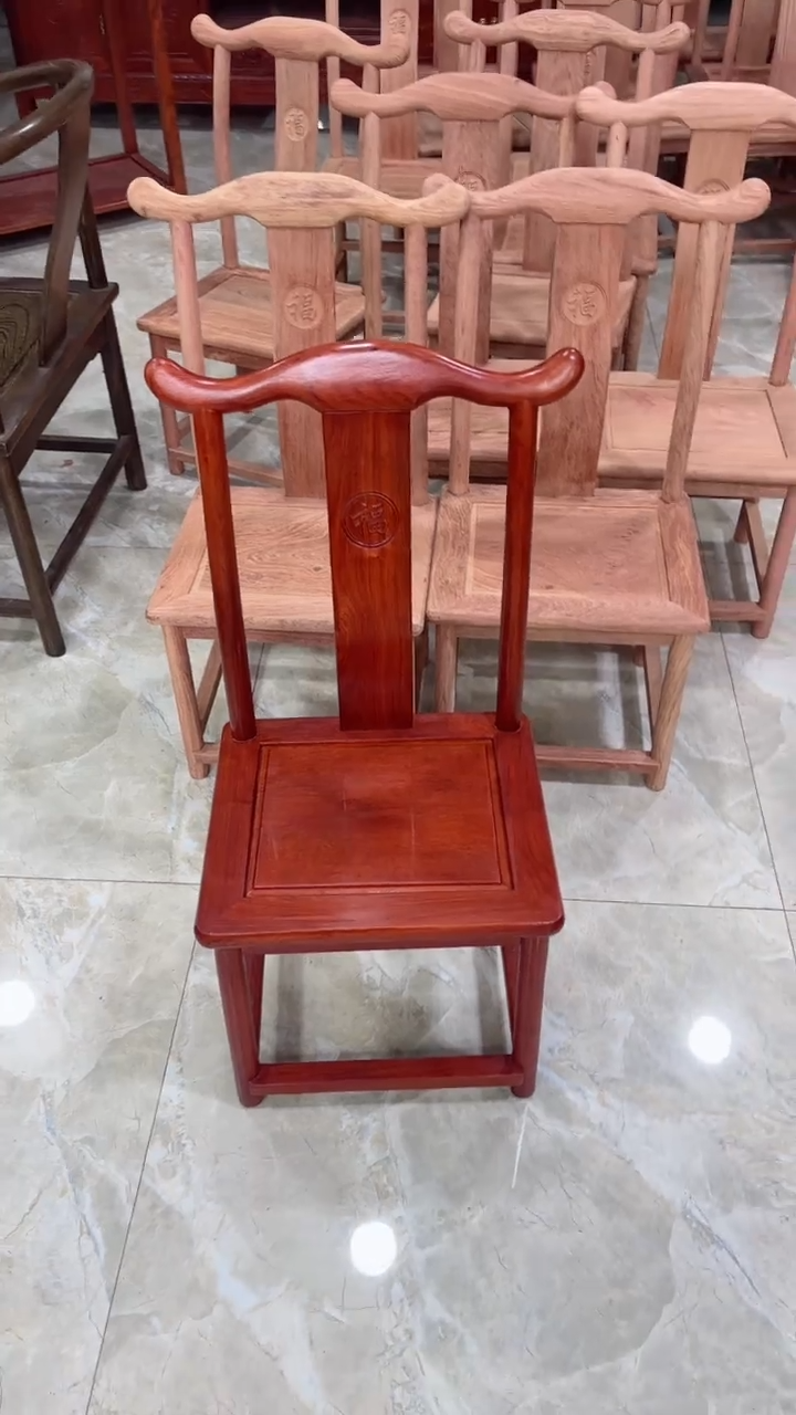【闪购商品】花梨木类成套家具花梨木儿童椅成品一对