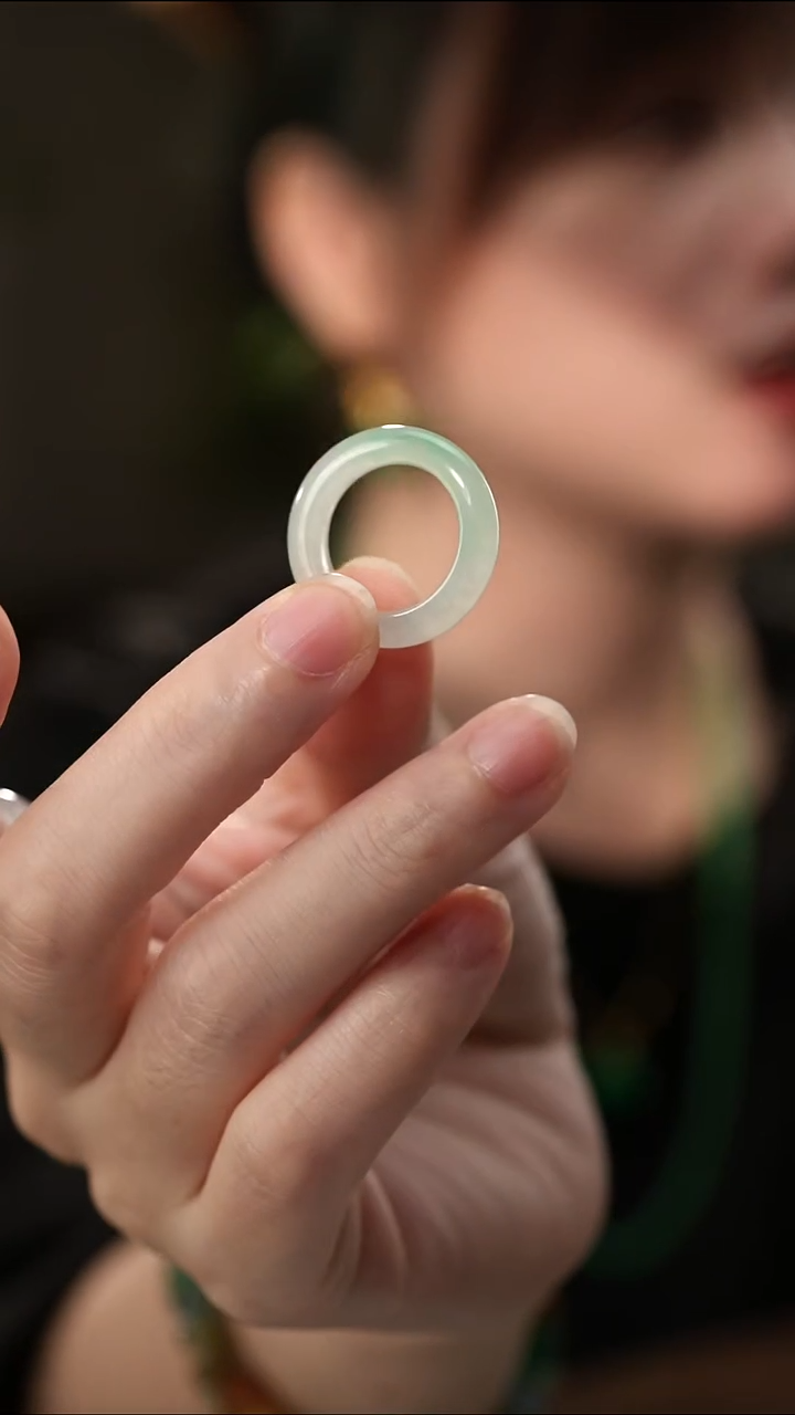 未镶嵌戒圈翡翠翡翠戒圈