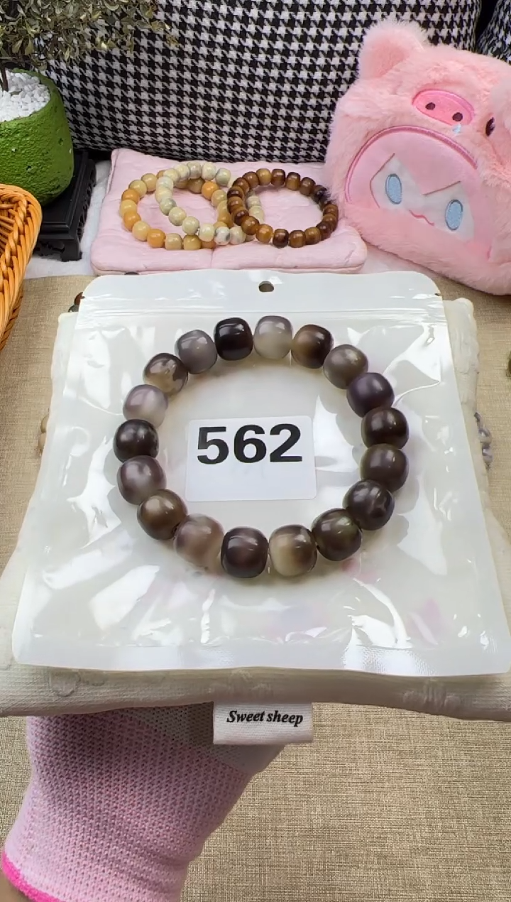 手串菩提根/象牙果562卡14干磨桶珠黑加仑