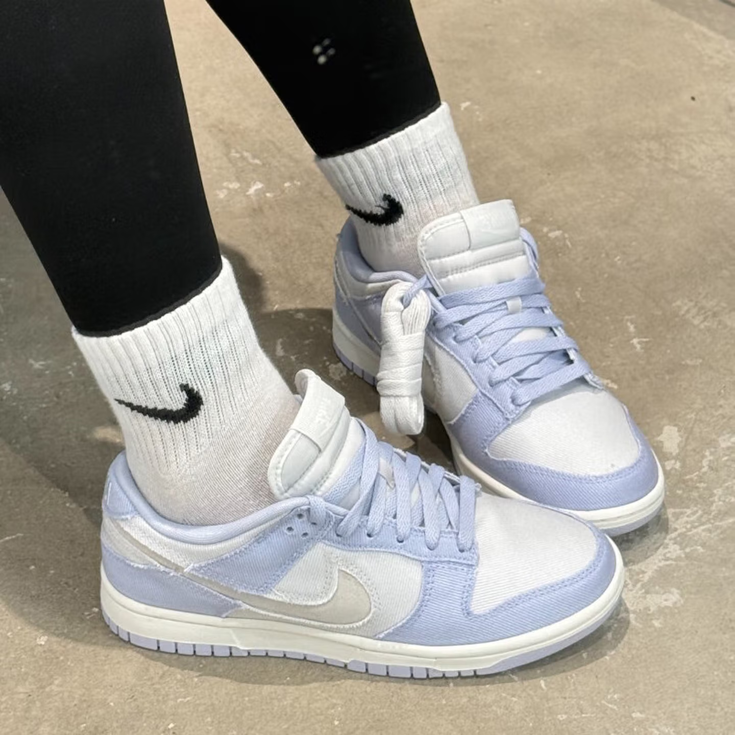 NIKE/耐克Dunk柔软舒适 防滑耐磨板鞋百搭潮流女款蓝色HF1985001