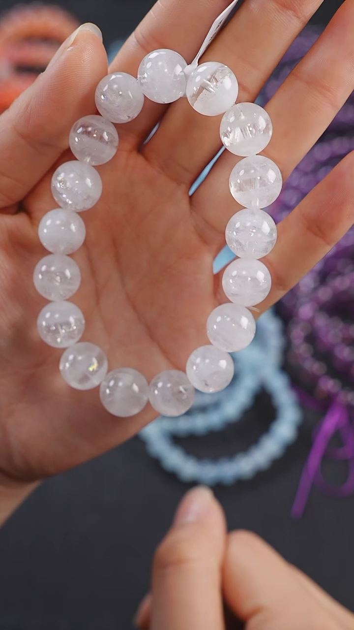 【闪购商品】水晶单圈未镶嵌A005-白幽灵单圈12mm多样性发其一