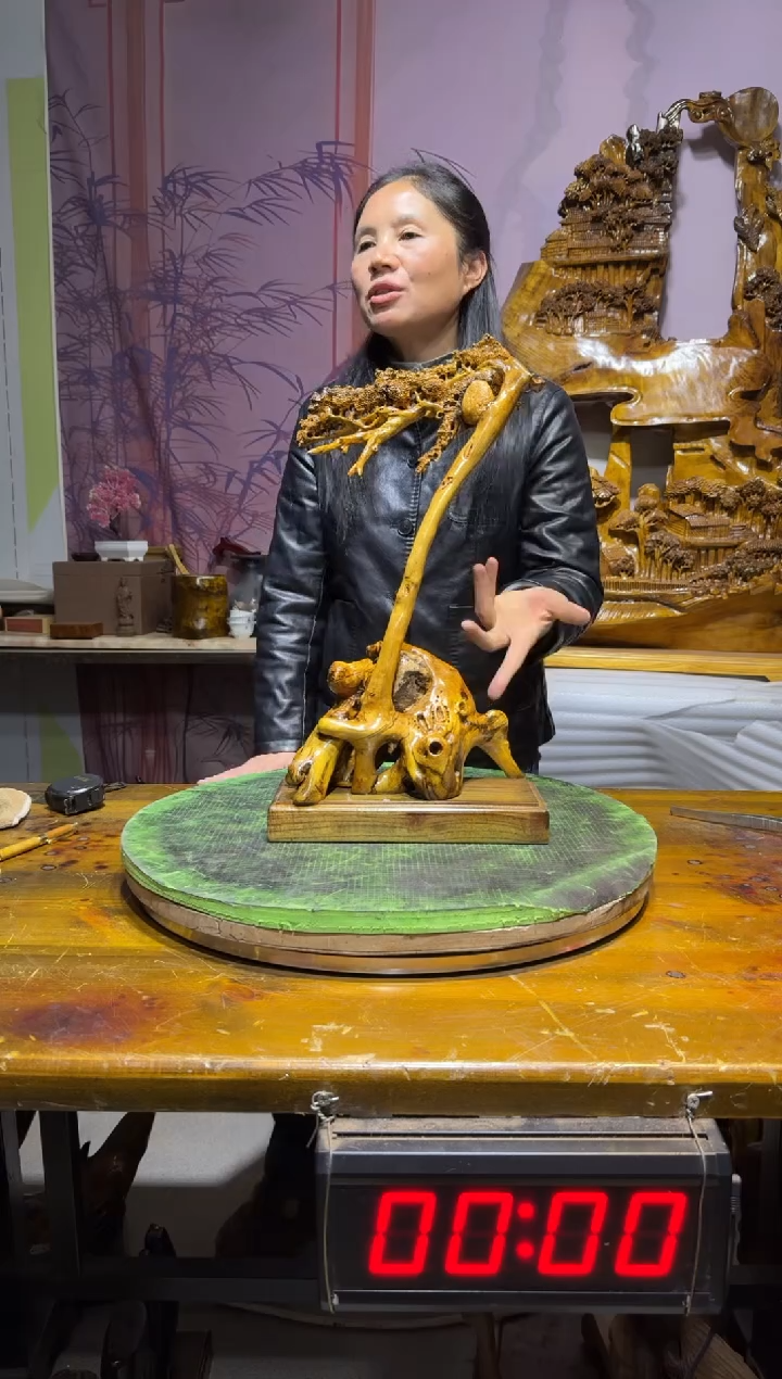 金丝楠散*金丝楠木雕刻摆件