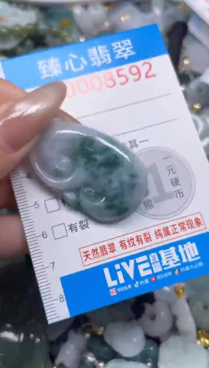 颈饰未镶嵌翡翠8592