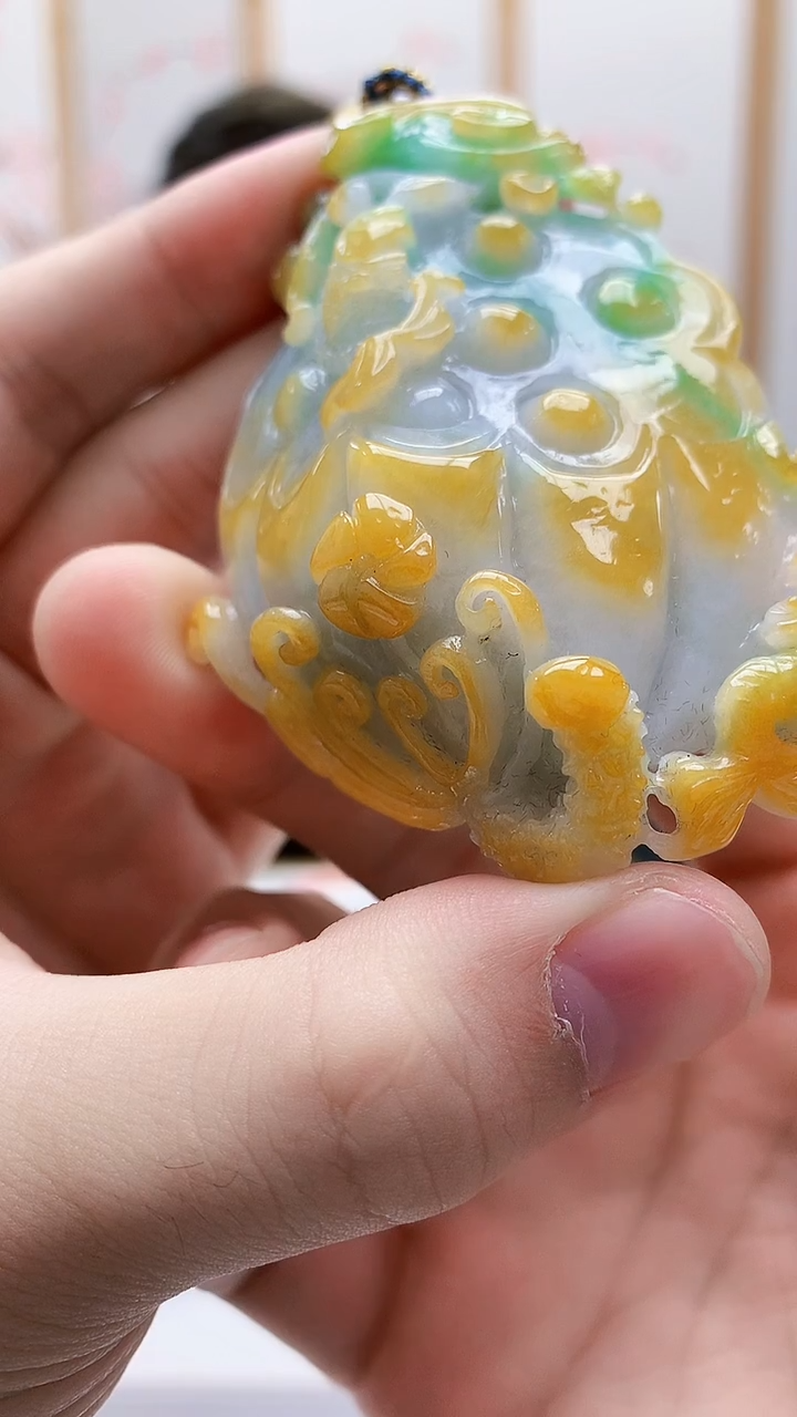 未镶嵌定制翡翠雨***…5163bb-毛货挂件