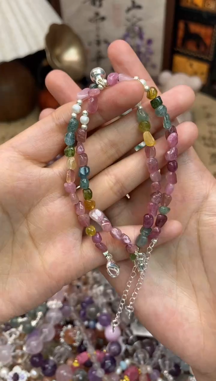 手链未镶嵌碧玺124手串