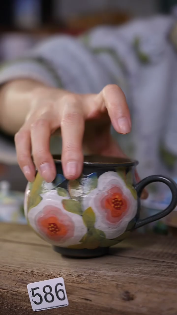 【闪购商品】瓷片油画风·彩绘·设计师石一款