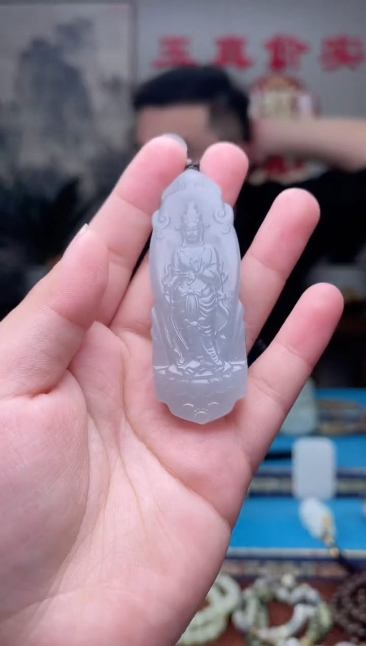 和田玉未镶嵌挂件1