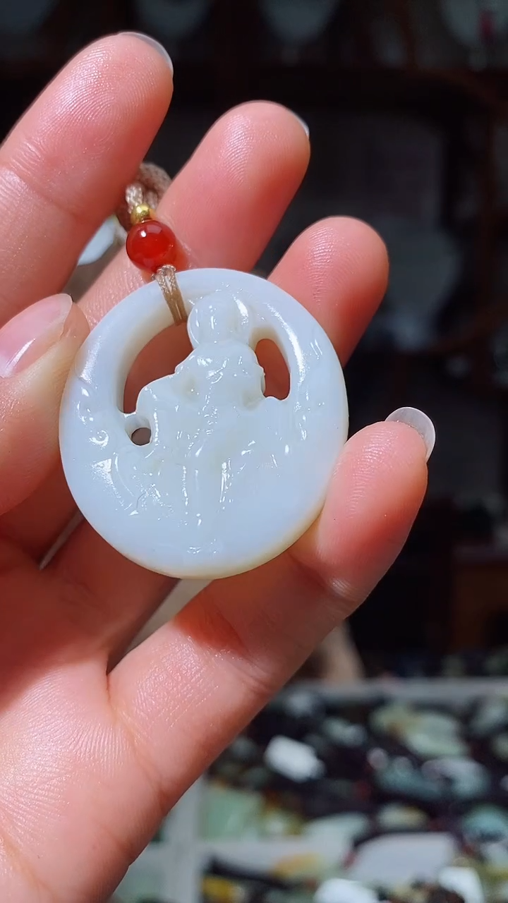 【闪购商品】和田玉挂件未镶嵌1