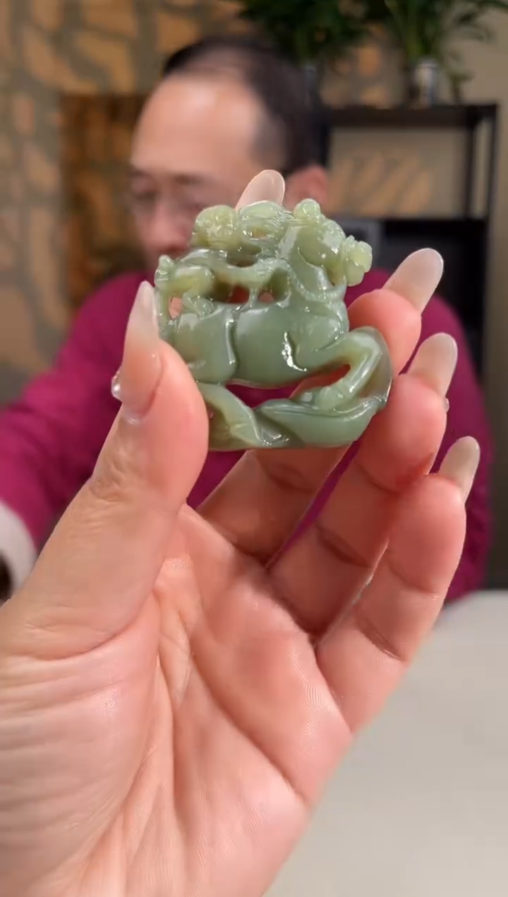 和田玉未镶嵌颈饰多样性拍一发一13023