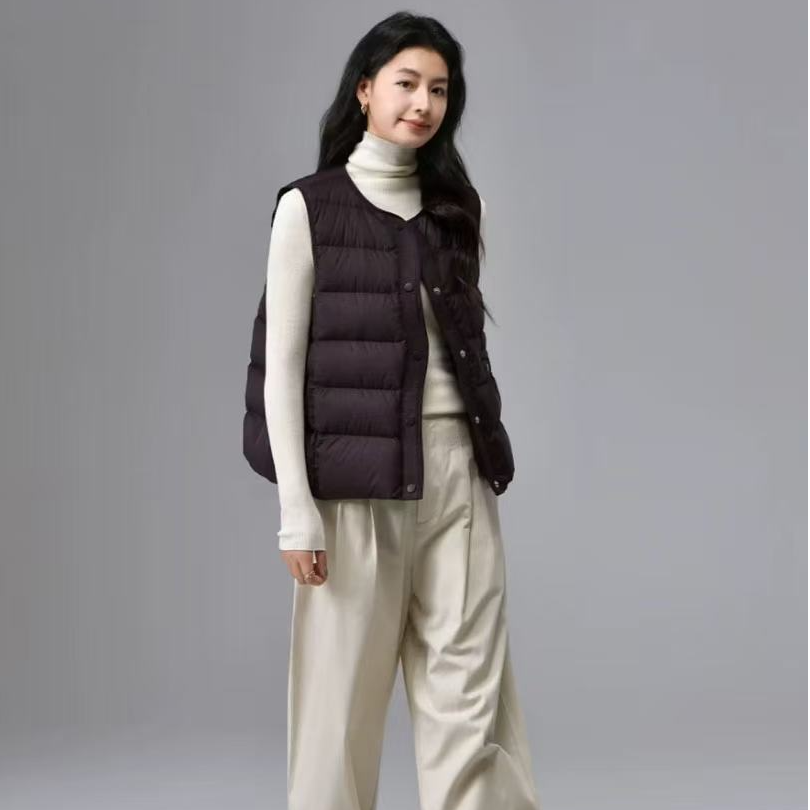  [ W i F i ]2517时尚圆领马甲（衣长60）