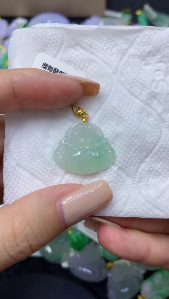 颈饰未镶嵌翡翠天然缅甸翡翠A货