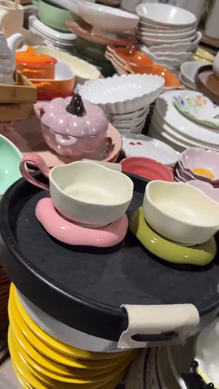 陶瓷2套杯碟微瑕 凑满20元包邮