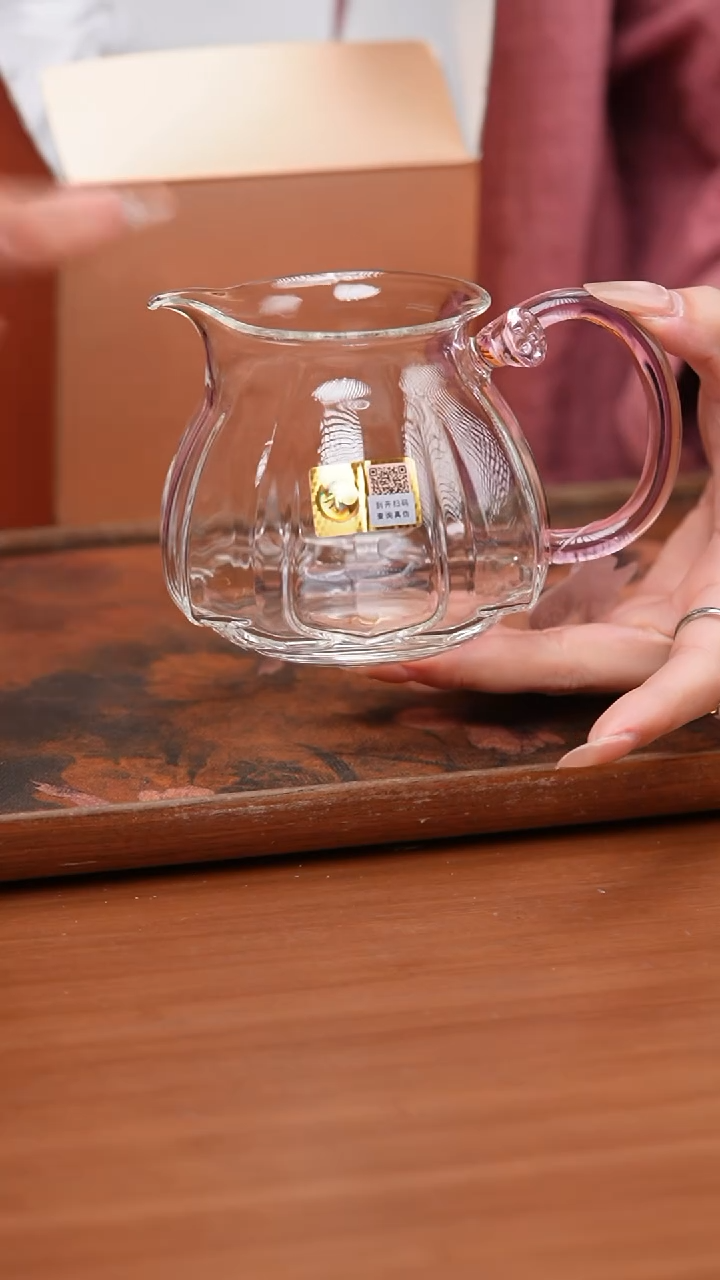 【闪购商品】禾器/晶彩莲君茶海/浅粉/专版