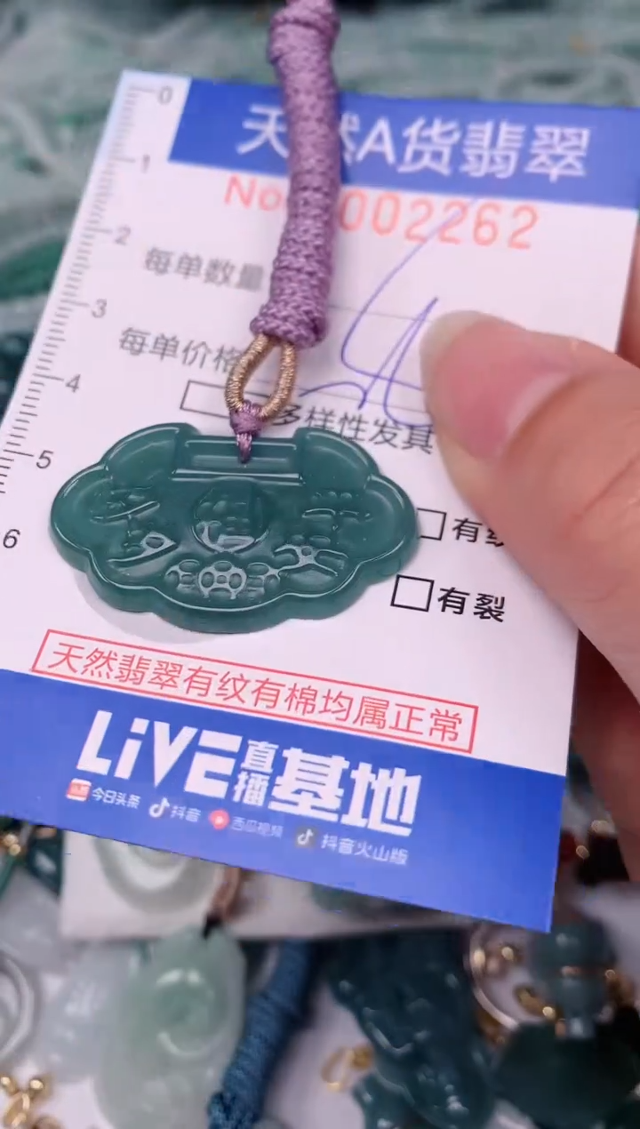 【闪购商品】翡翠颈饰未镶嵌00002262