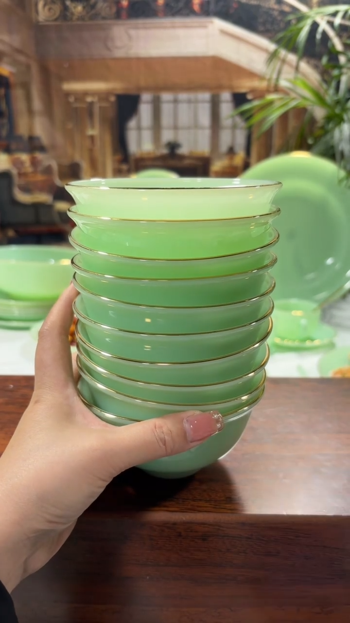 【闪购商品】...4.5英寸玉瓷碗10个口径11.5厘米 