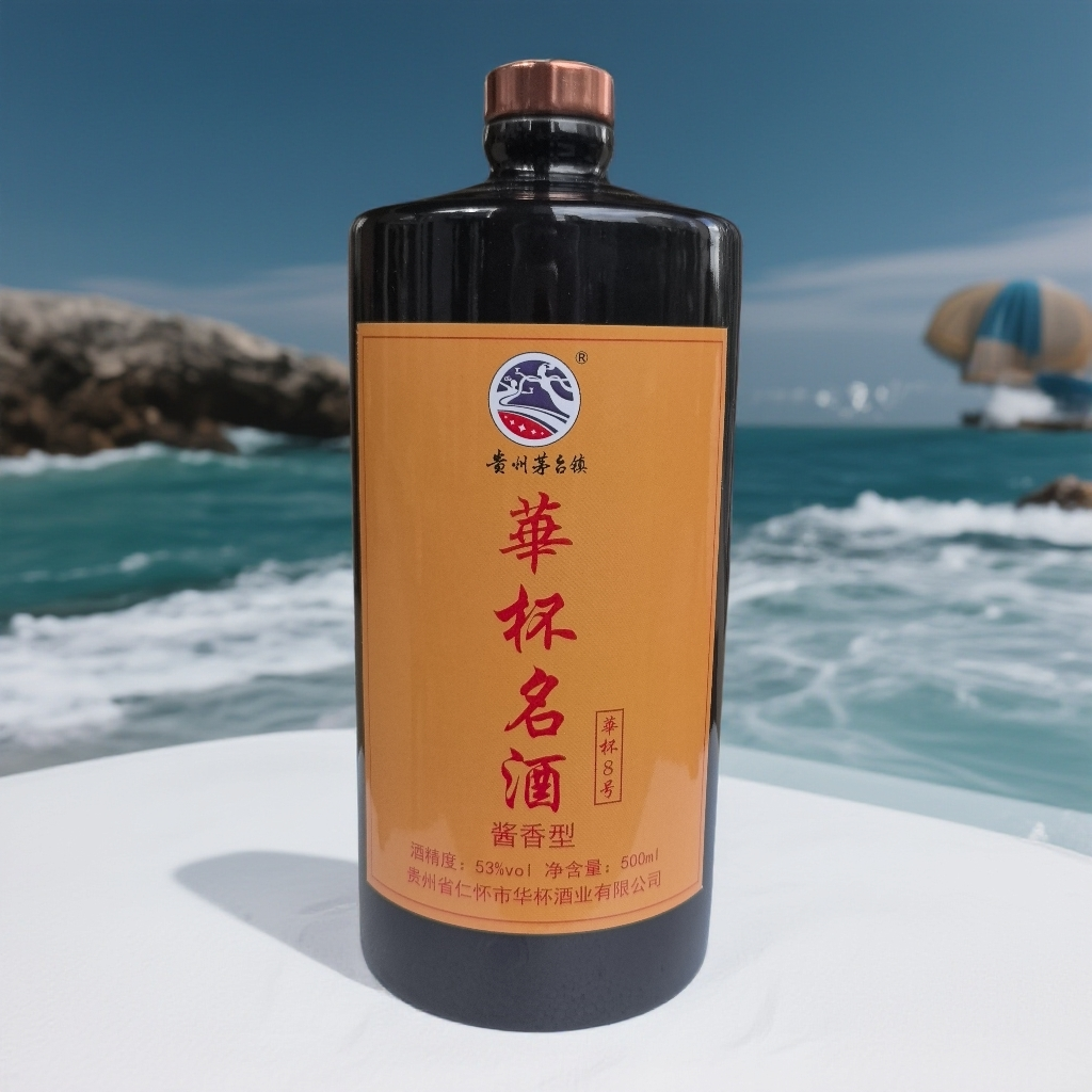 华杯名贵州华杯名酒茅台镇酱香老派酱香型白酒（拍5发6）53%Vol500