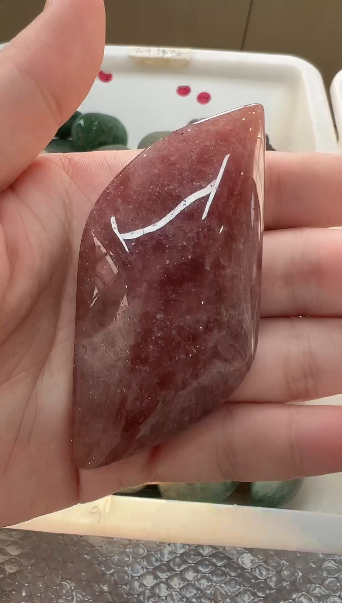 未镶嵌珠宝半成品水晶C887