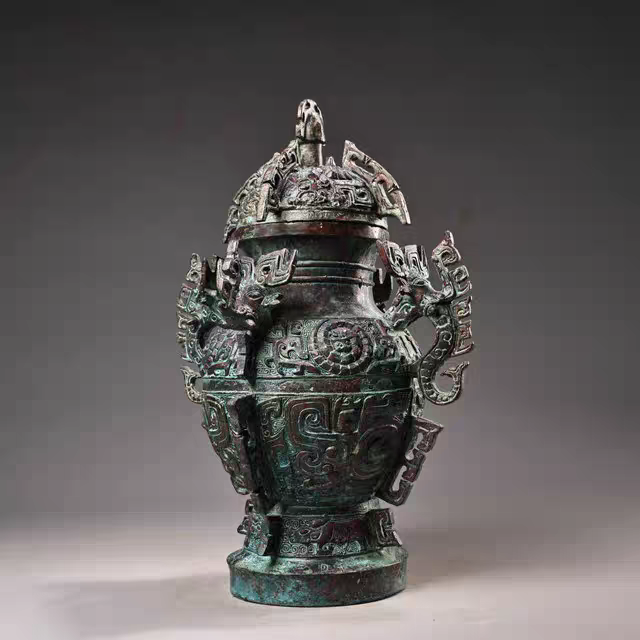 四象壘 仿古青铜器 家居玄关博古架桌摆