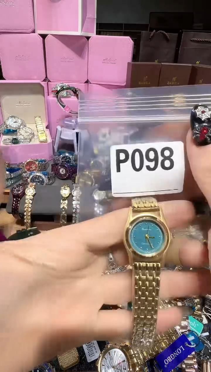 石英机芯不锈钢不锈钢直播定闪专用