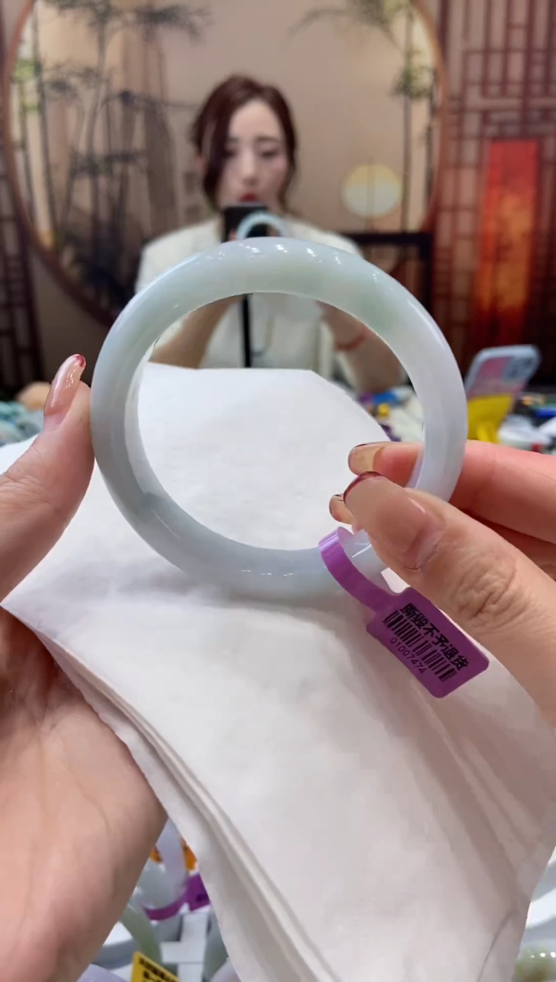 【闪购商品】翡翠手镯未镶嵌00007855